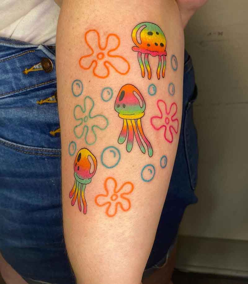 Uv Jellyfish Tattoo 3