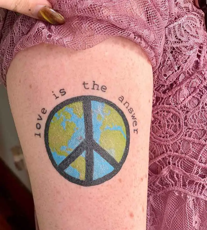 World Peace Tattoo 1