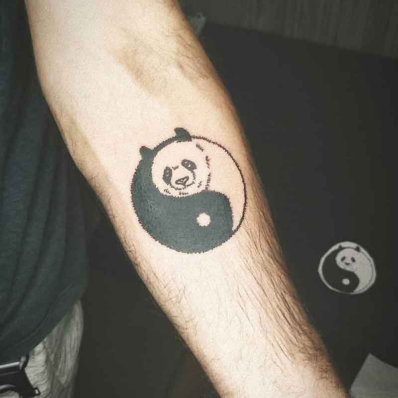 Yin Yang Panda Tattoo 1