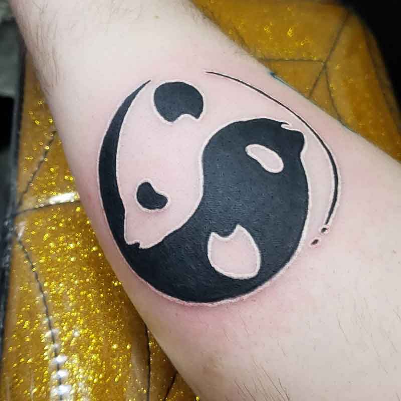 Yin Yang Panda Tattoo 2