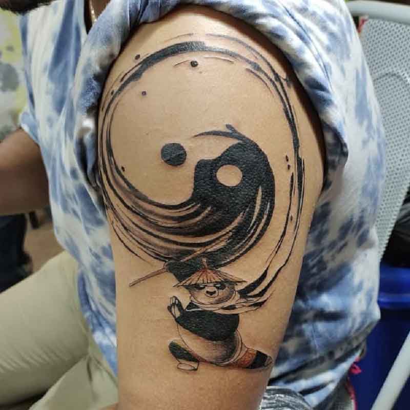 Yin Yang Panda Tattoo 3