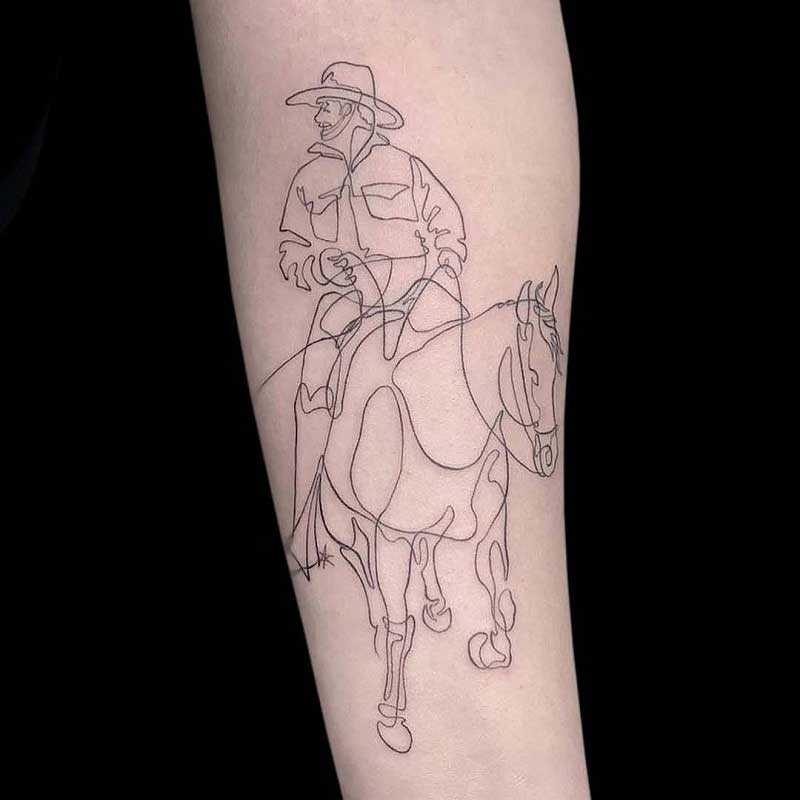 a-new-school-horse-riding-a-cowboy-tattoo-1