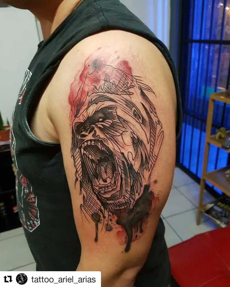 abstract-gorilla-tattoo-2