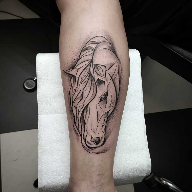 abstract-horse-tattoo-1