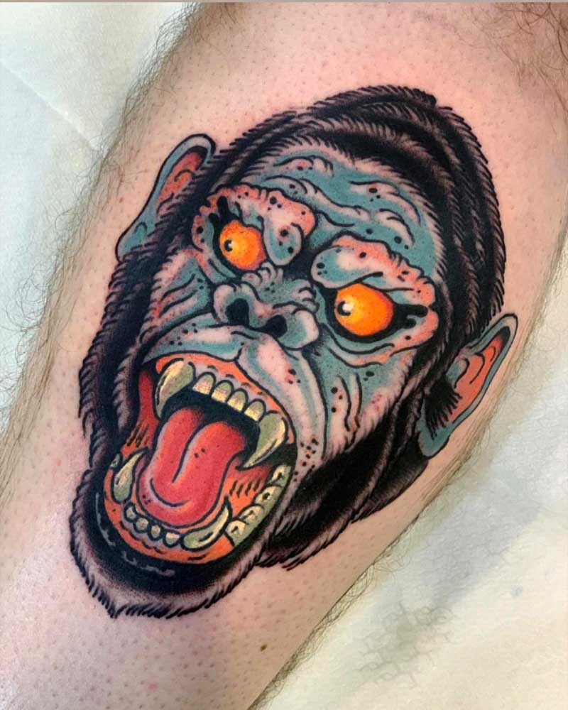 american-traditional-gorilla-tattoo-3