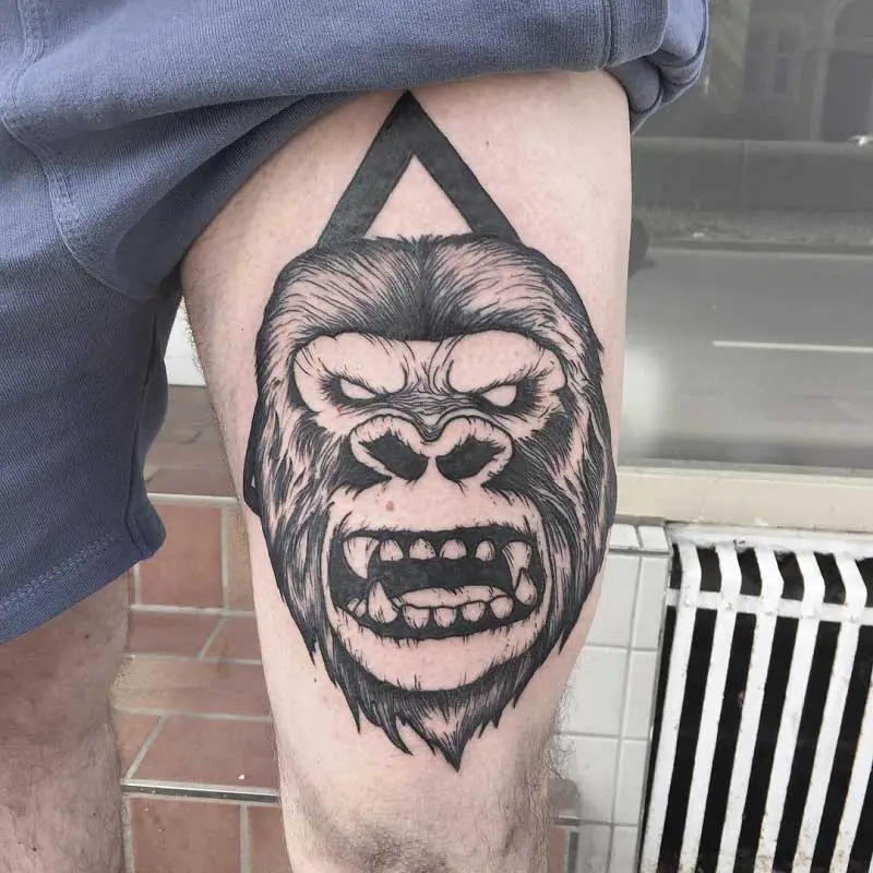 gorilla head tattooTikTok Search