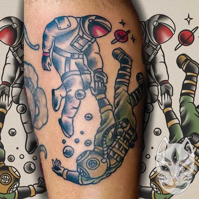 astronaut-deep-sea-diver-tattoo-1