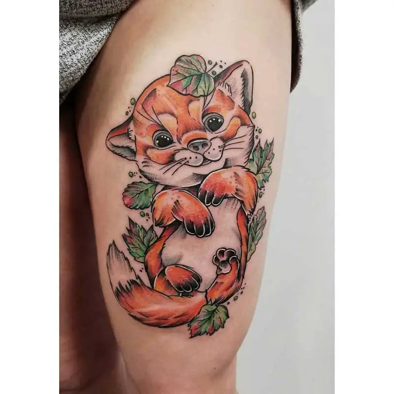 baby-fox-tattoo-3