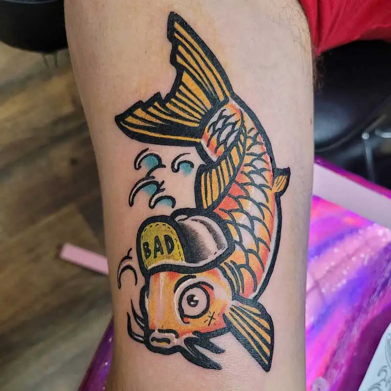 Traditional Fish Tattoo  Tattoo Abyss Montreal