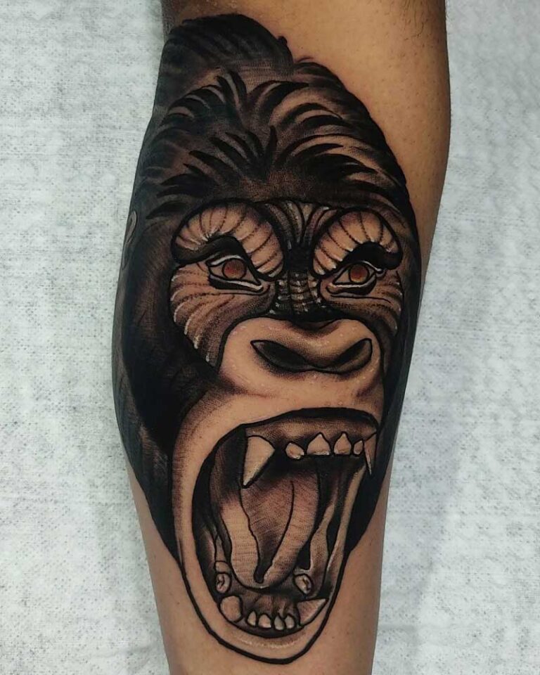 80+ Badass Gorilla Tattoos to Showoff Your Masculinity! Tattoos