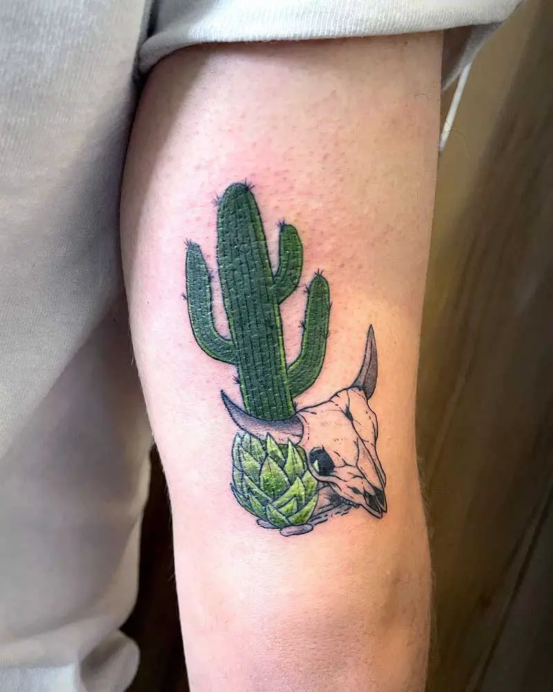 botanical-style-cactus-tattoo-1