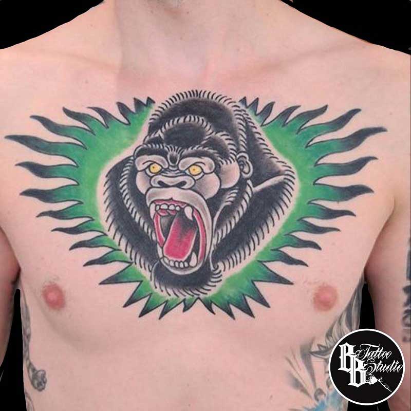 burning-gorilla-tattoo-2