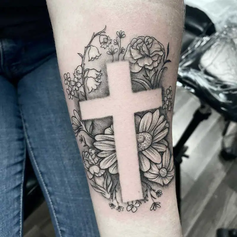 carnation-cross-tattoo-1