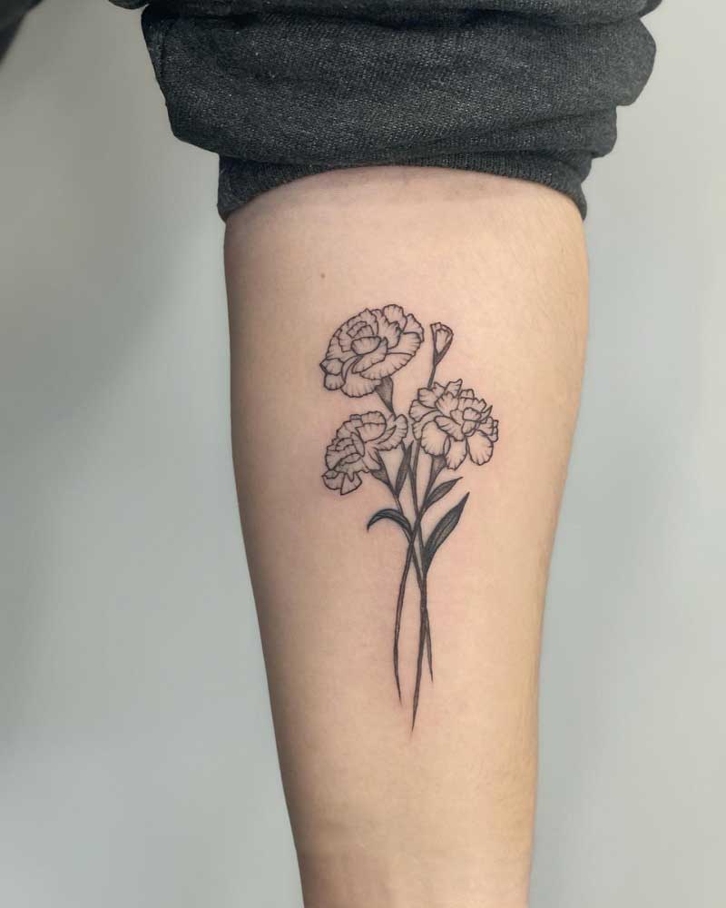 carnation-flower-tattoo-2
