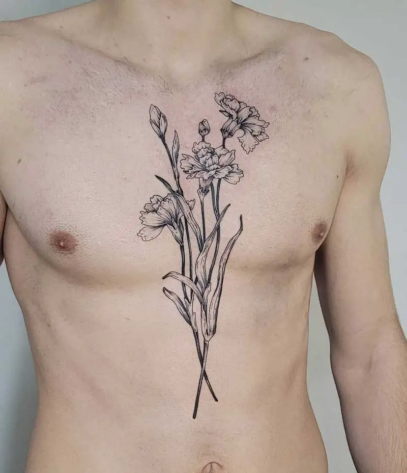carnation-line-tattoo-2