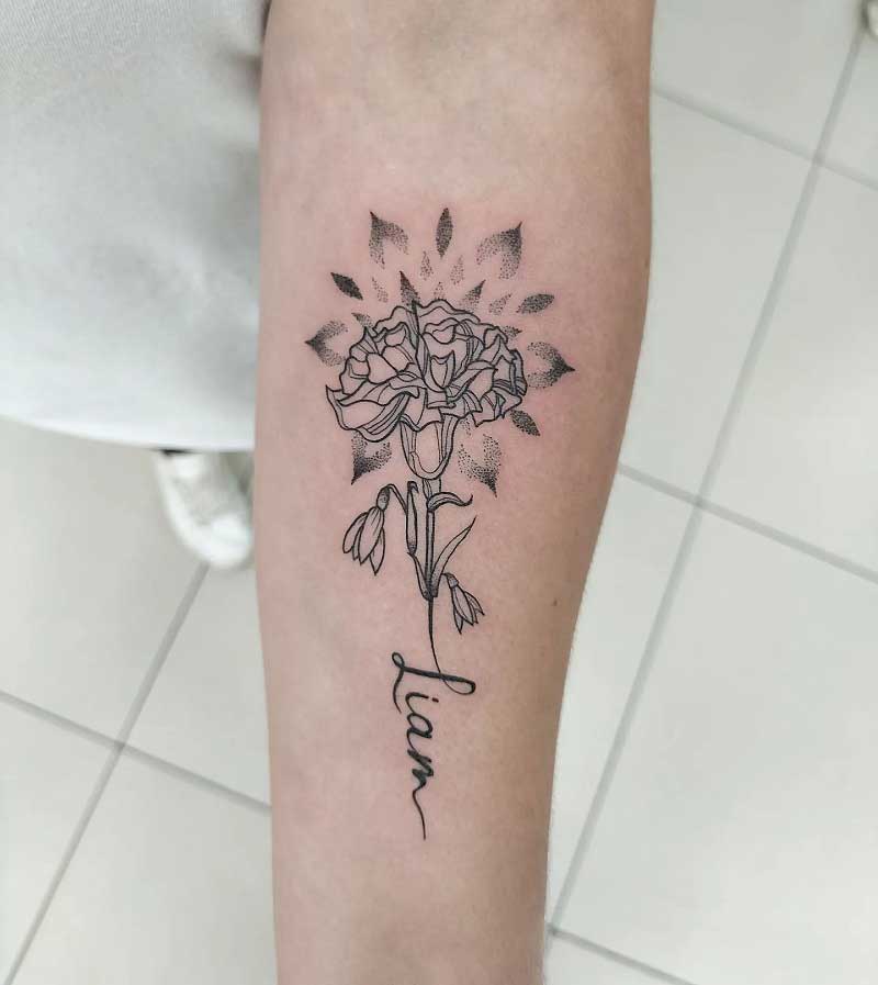 carnation-snowdrop-tattoo-1
