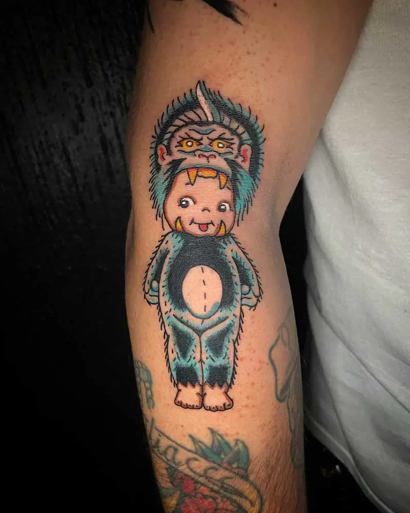 cartoon-gorilla-tattoo-2