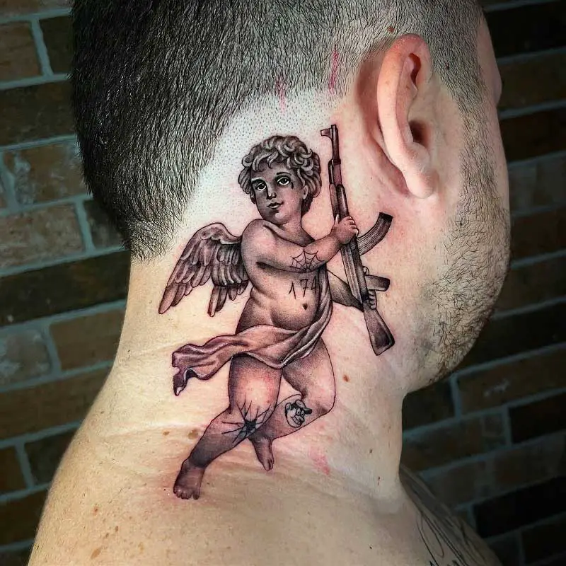 cherub-gun-tattoo-3