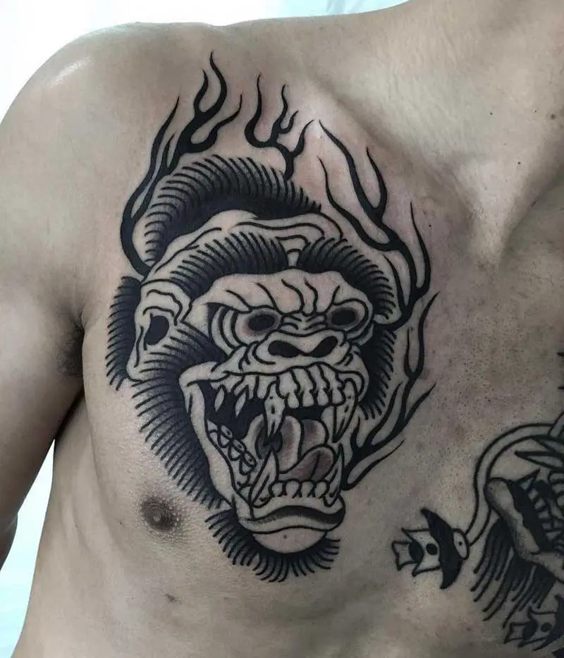 Gorilla tattoo HD wallpapers  Pxfuel