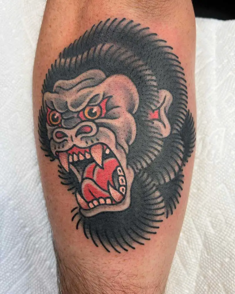 chrome-gorilla-tattoo-1