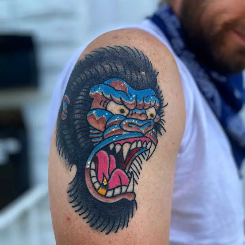 chrome-gorilla-tattoo-2