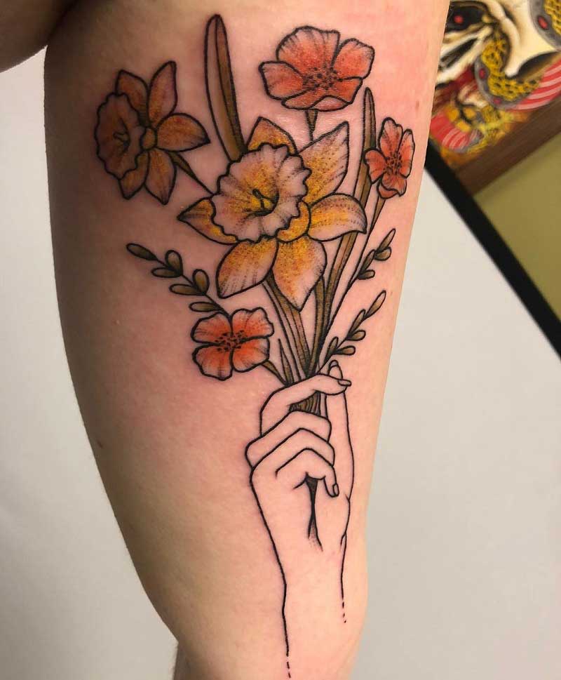 daffodil-bud-tattoo-1