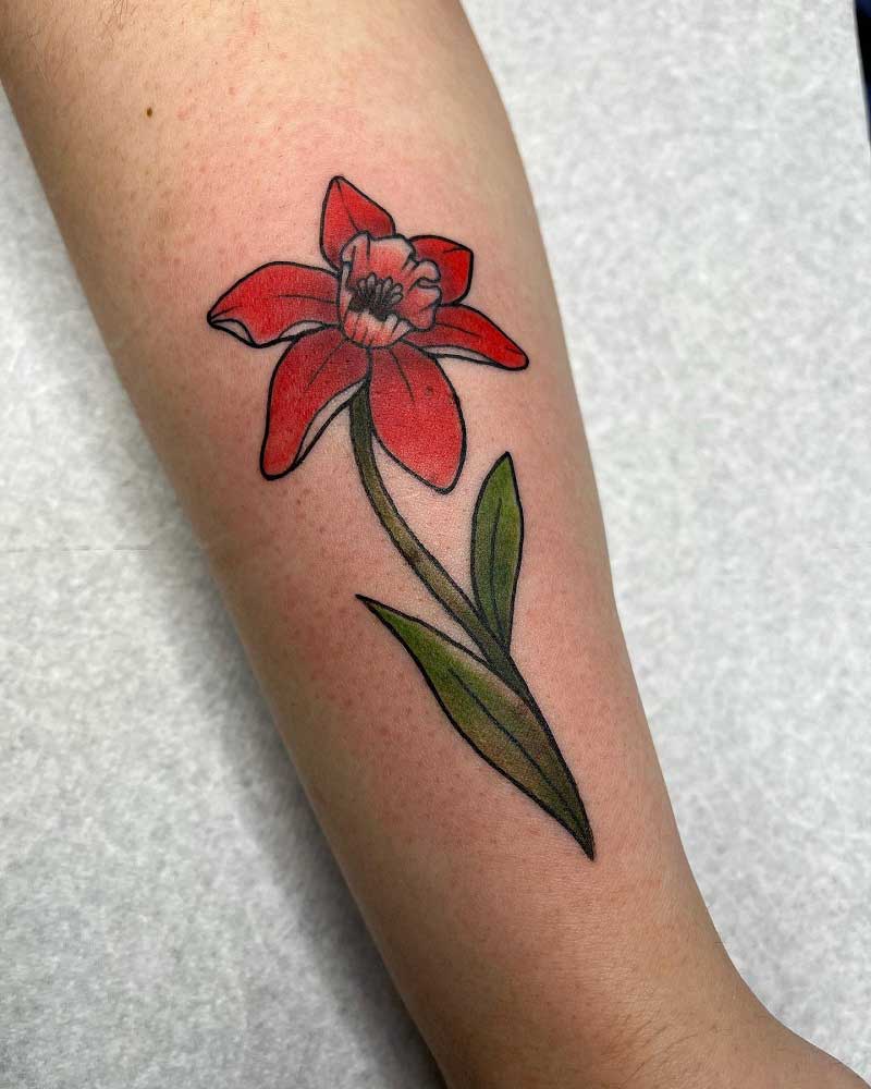 daffodil-flower-tattoo-1