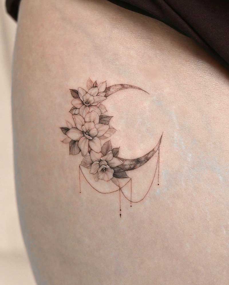 daffodil-moon-tattoo-3