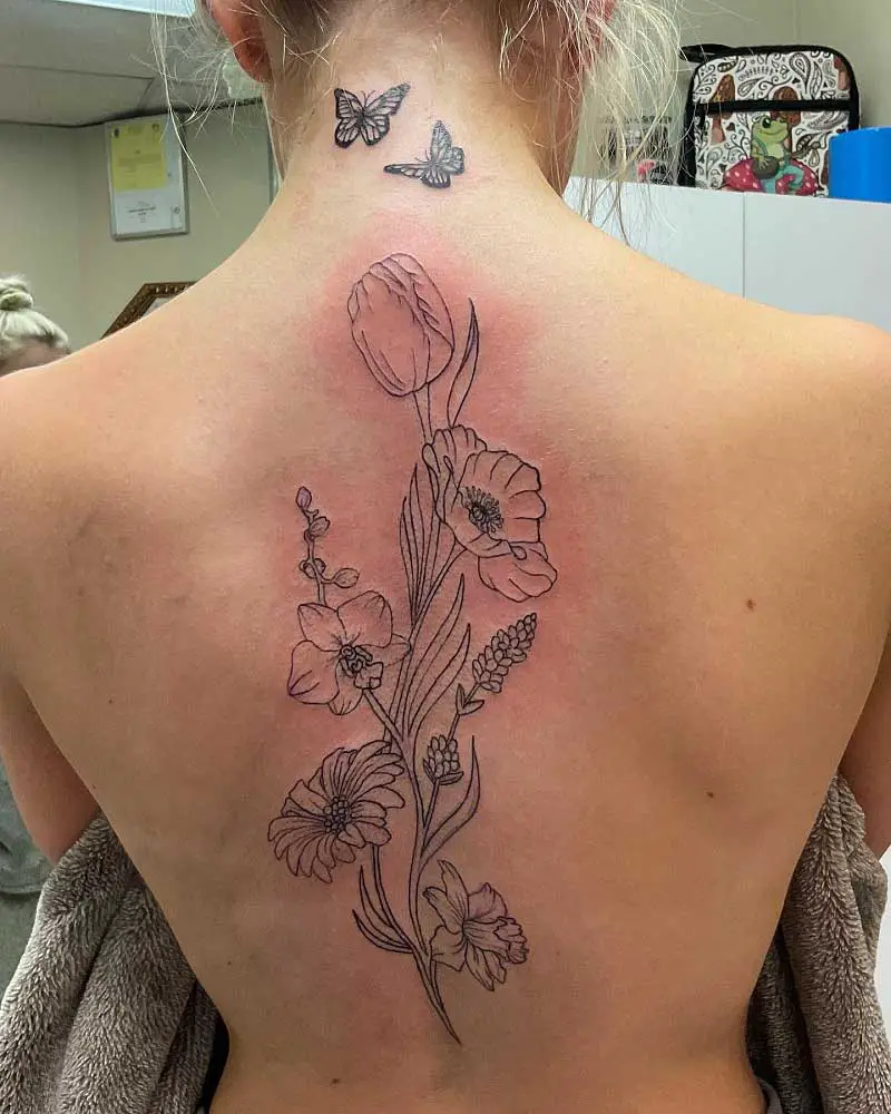 daffodil-spine-tattoo-2