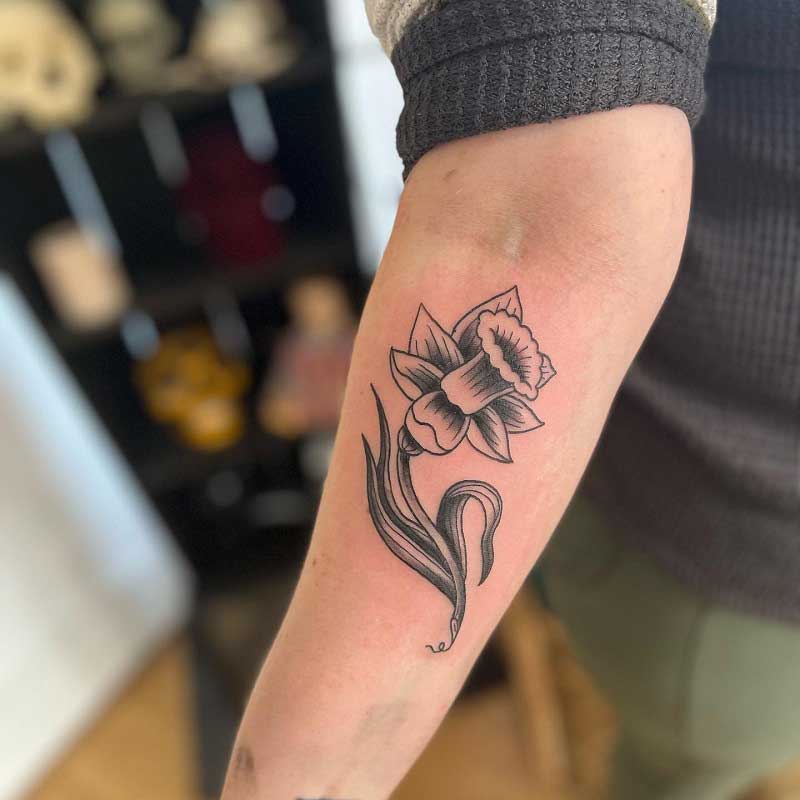 daffodil-tattoo-design-3