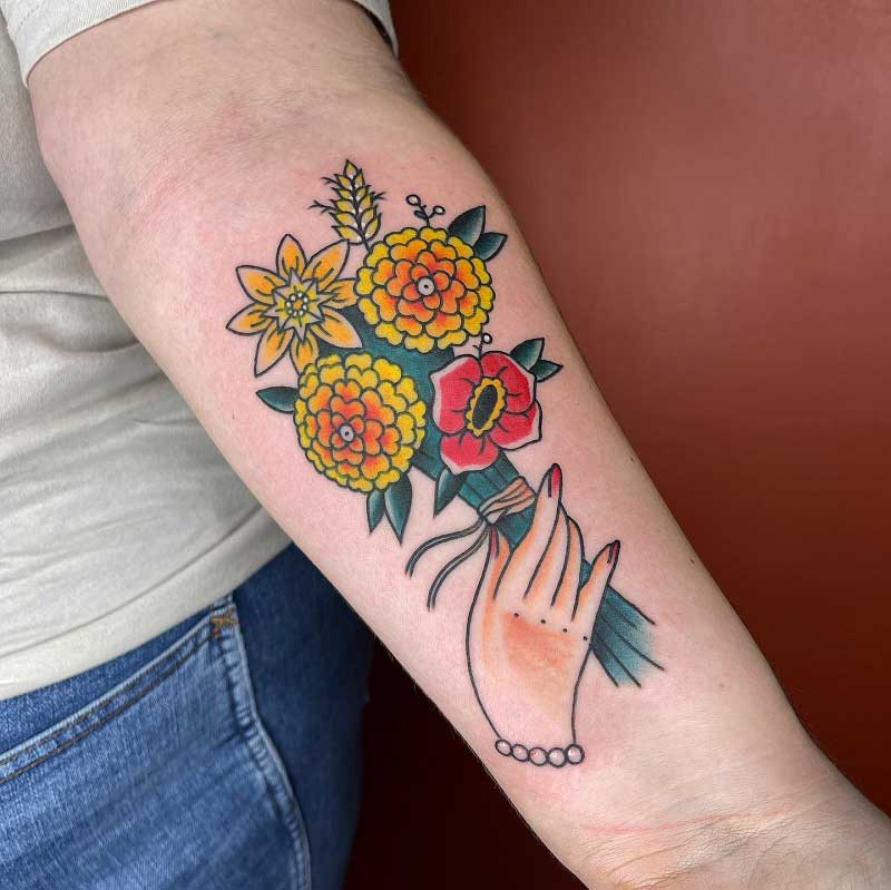 daffodil-traditional-tattoo-3