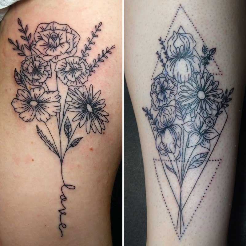daffodil-wildflower-tattoo-2