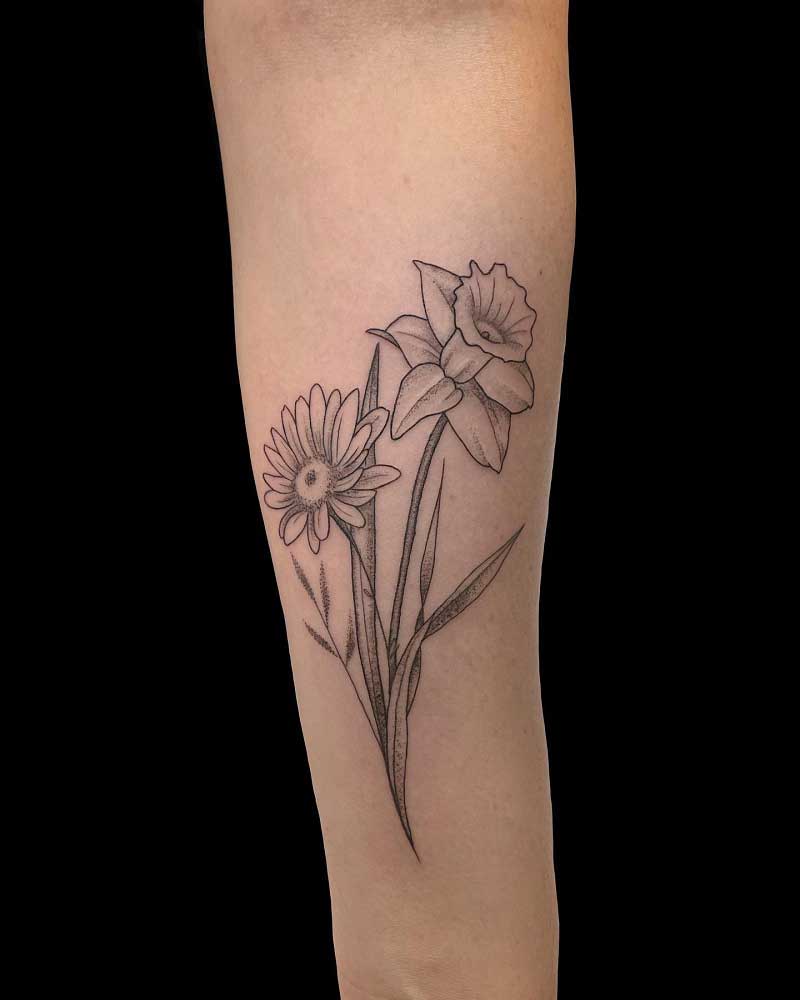 daisy-daffodil-tattoo-1