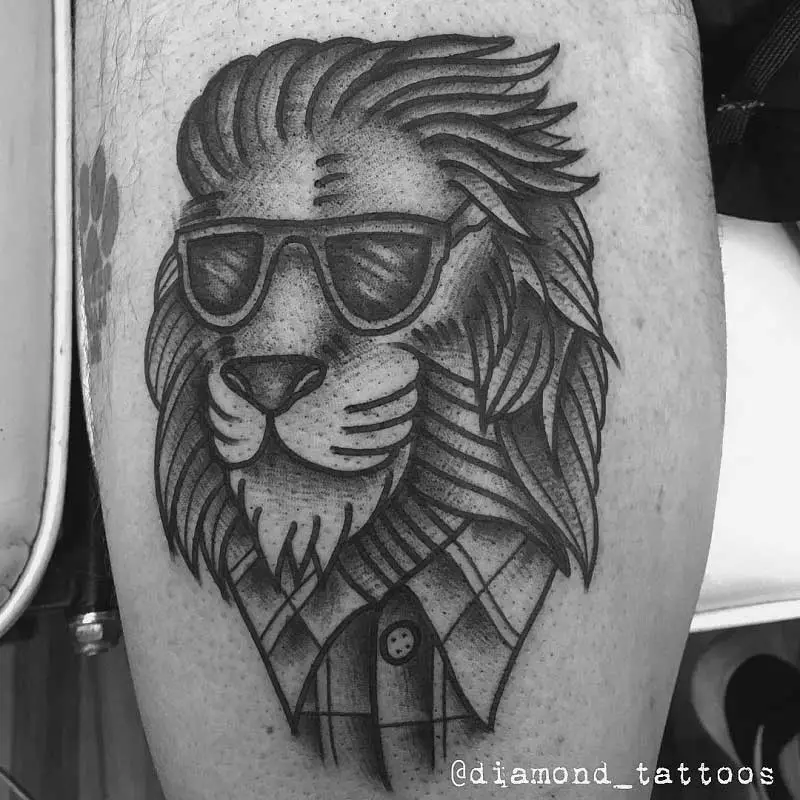 diamond-lion-tattoo-1