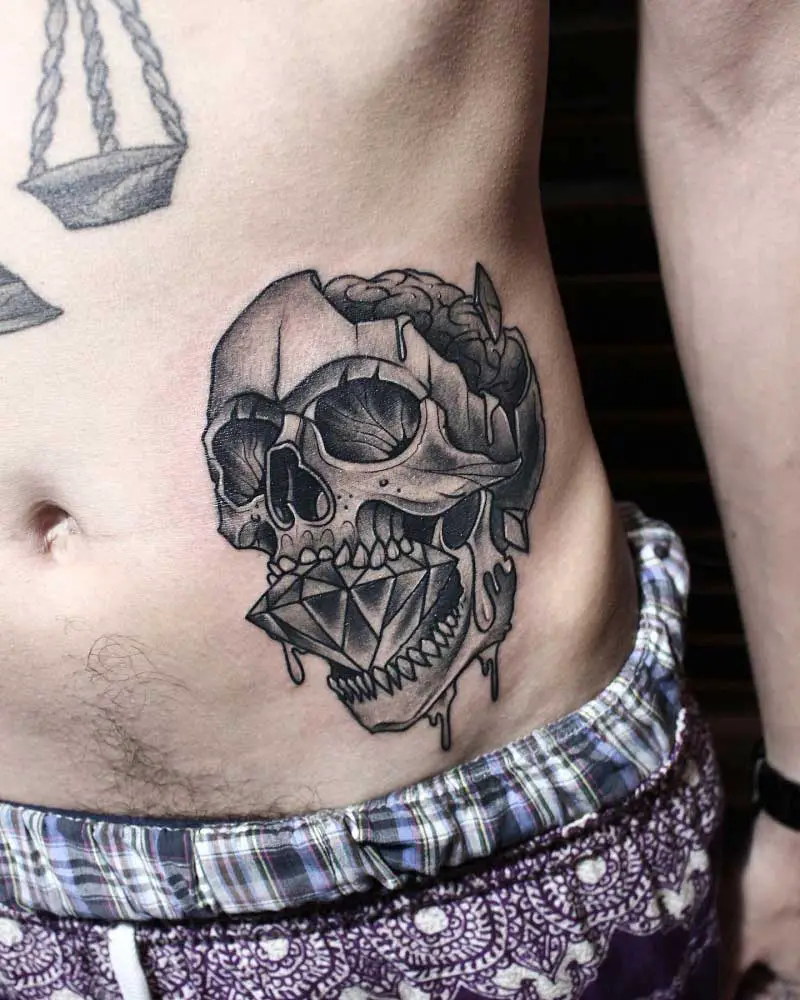 diamond-skull-tattoo-1