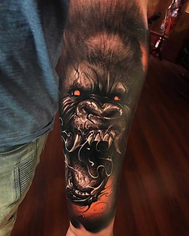 evil-gorilla-tattoo-1