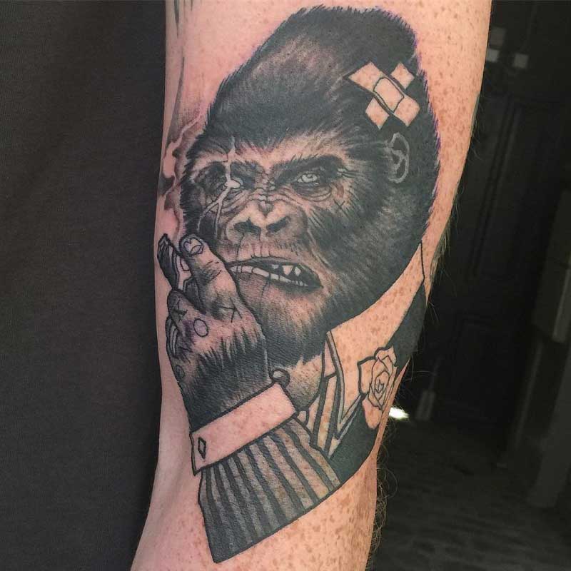 gangster-killer-gorilla-tattoo-2