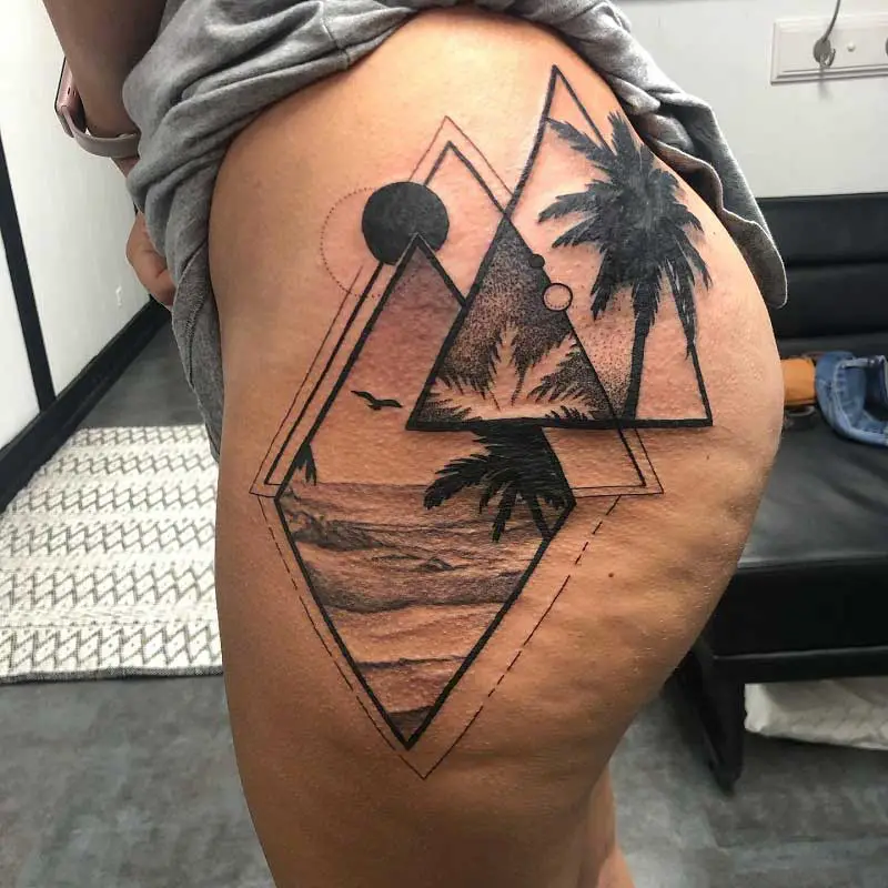 geometric-beach-tattoo-1