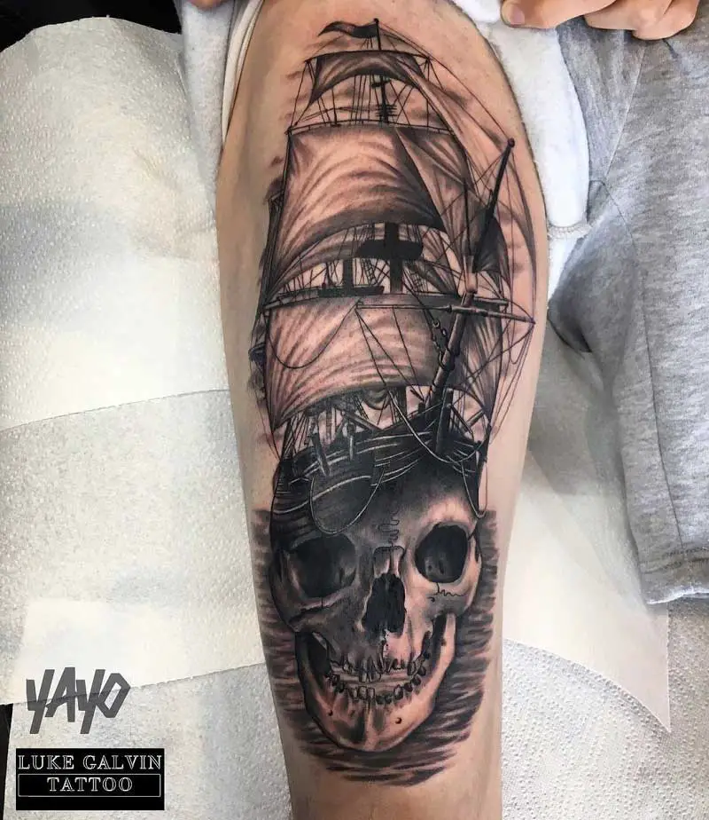 ghost-ship-tattoo-1