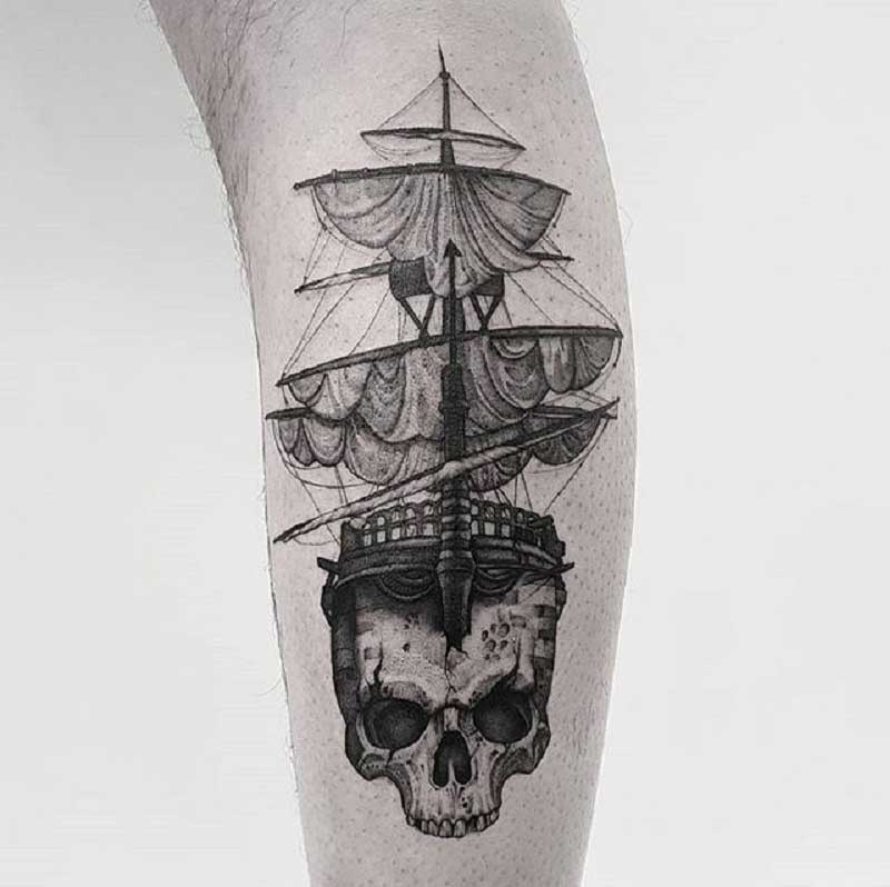 ghost-ship-tattoo-3