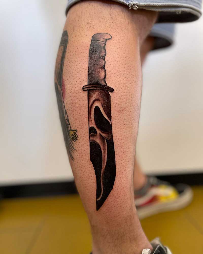 ghostface-knife-tattoo-2
