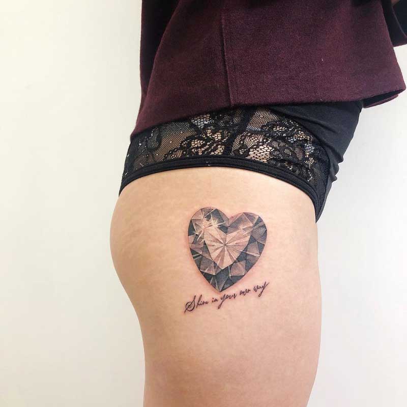 heart-shaped-diamond-tattoo-1