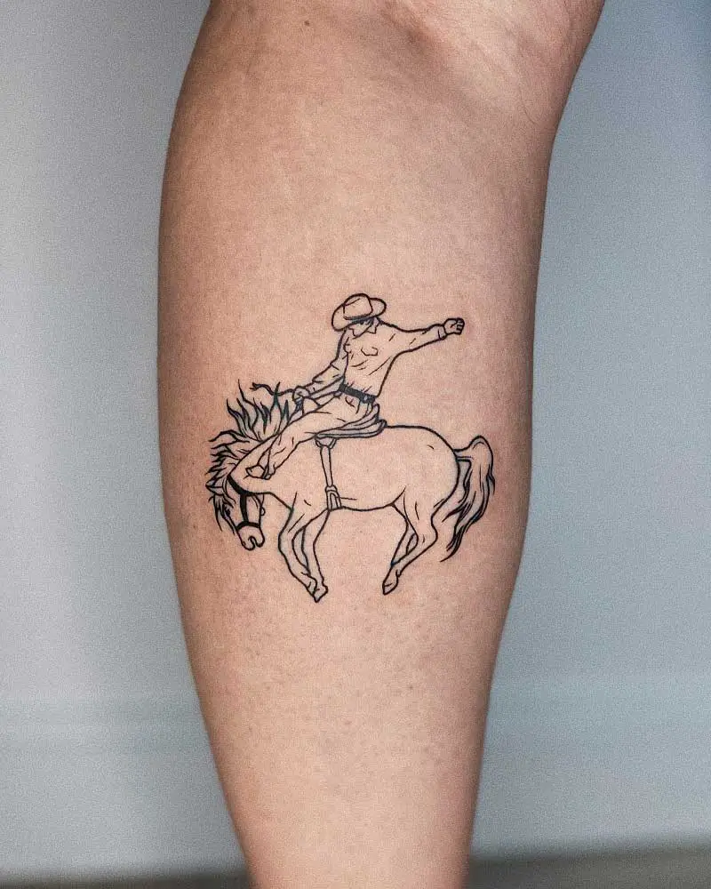 Rodeo Cowboy Tattoos