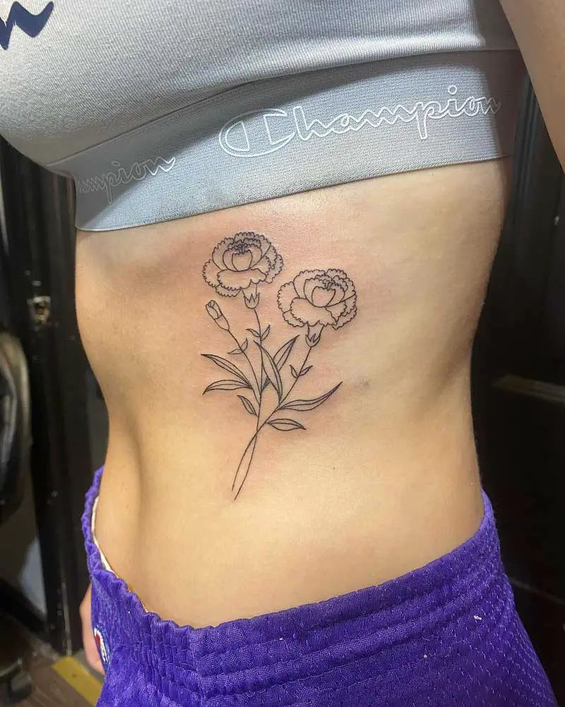 january-carnation-tattoo-2