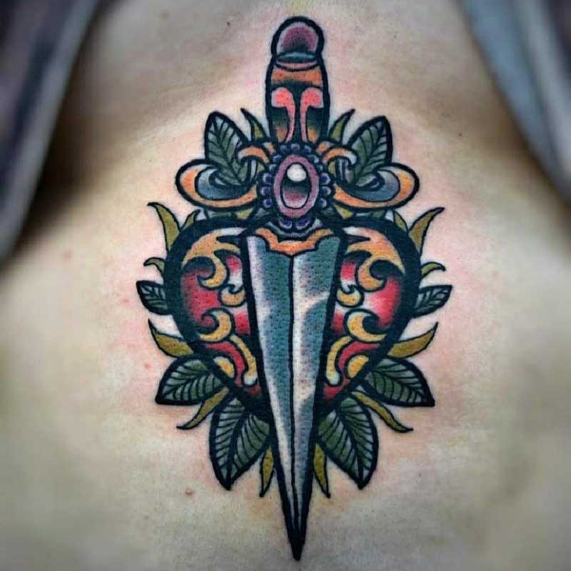 knife-sternum-tattoo-1