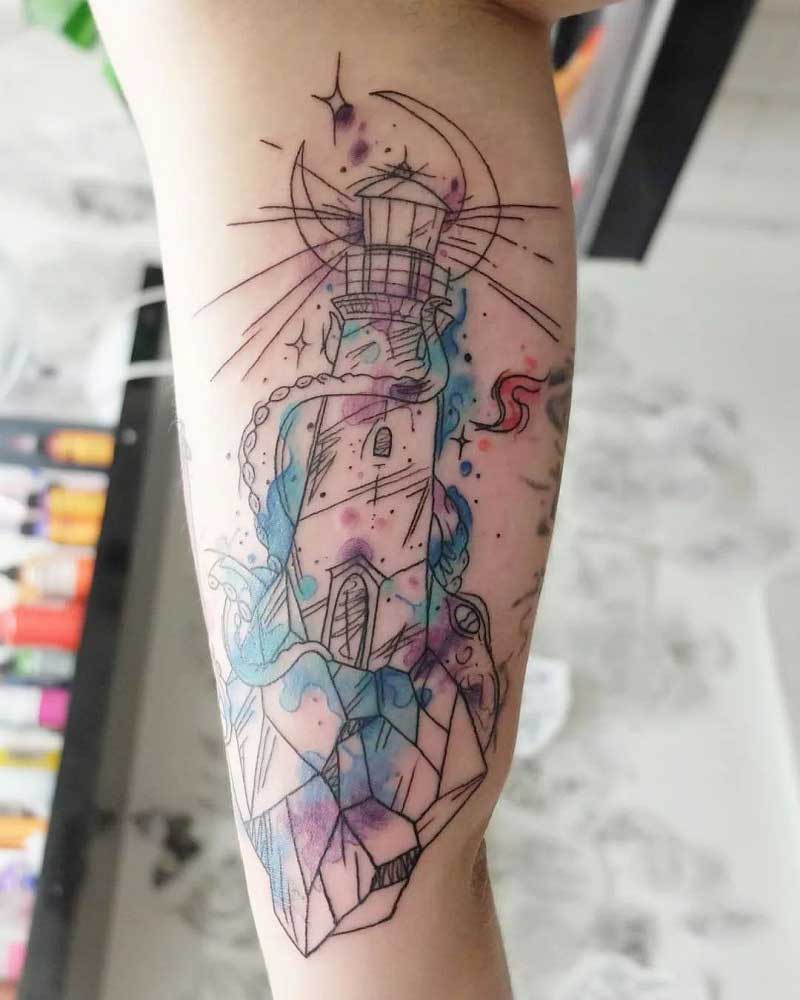 kraken-lighthouse-tattoo-1