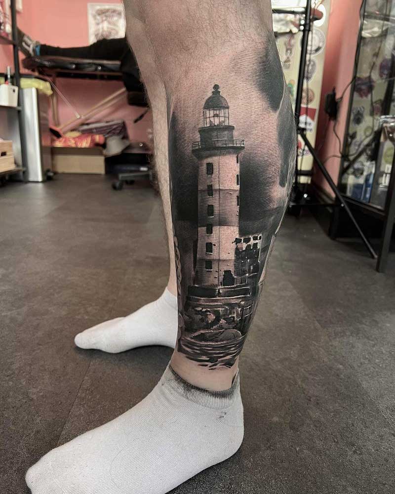 lighthouse-leg-tattoo-1