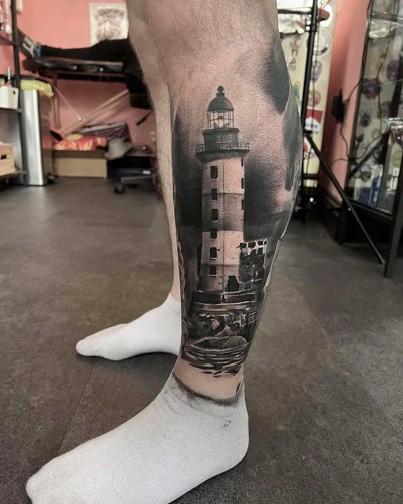 lighthouse-leg-tattoo-1