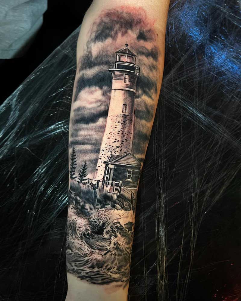 lighthouse-storm-tattoo-1