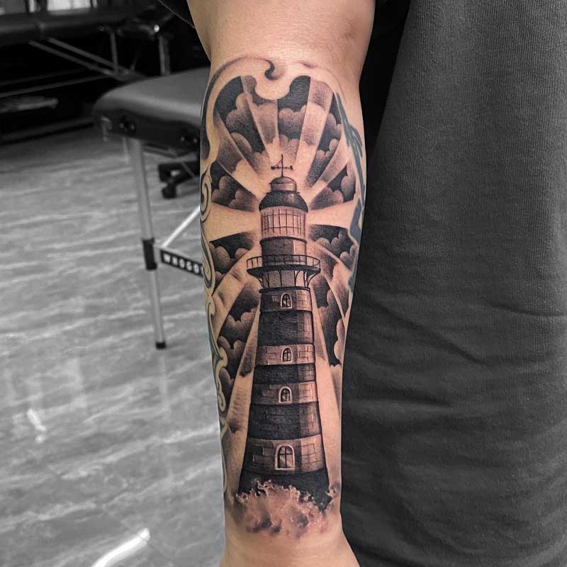 lighthouse-wrist-tattoo-2